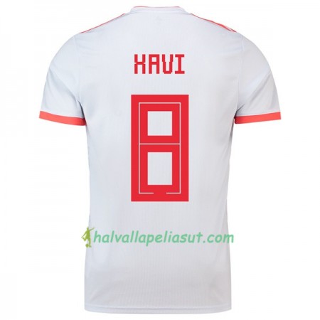 Jalkapallo Pelipaidat Espanja Xavi 8 World Cup 2018 Vieraspaita